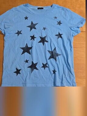 MOTHER CASUAL Blue Star Graphic Tee